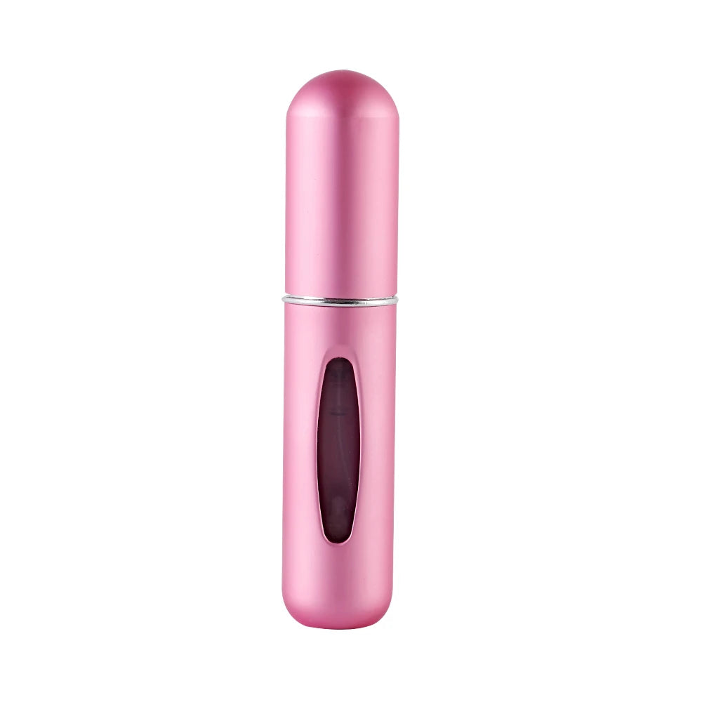 Portable Travel 5ml Bottom Charge Perfume Refillable Bottle Liquid Container For Cosmetics Spray Bottling Dispenser Press Head