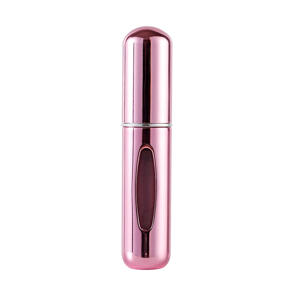 Portable Travel 5ml Bottom Charge Perfume Refillable Bottle Liquid Container For Cosmetics Spray Bottling Dispenser Press Head