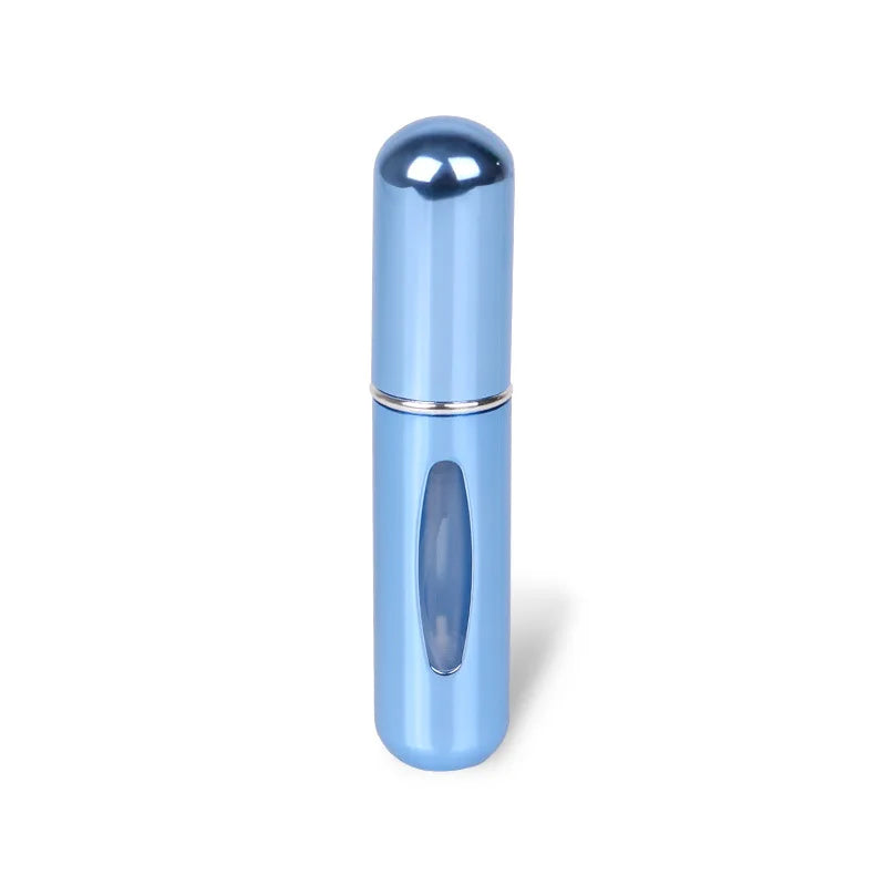 Portable Travel 5ml Bottom Charge Perfume Refillable Bottle Liquid Container For Cosmetics Spray Bottling Dispenser Press Head