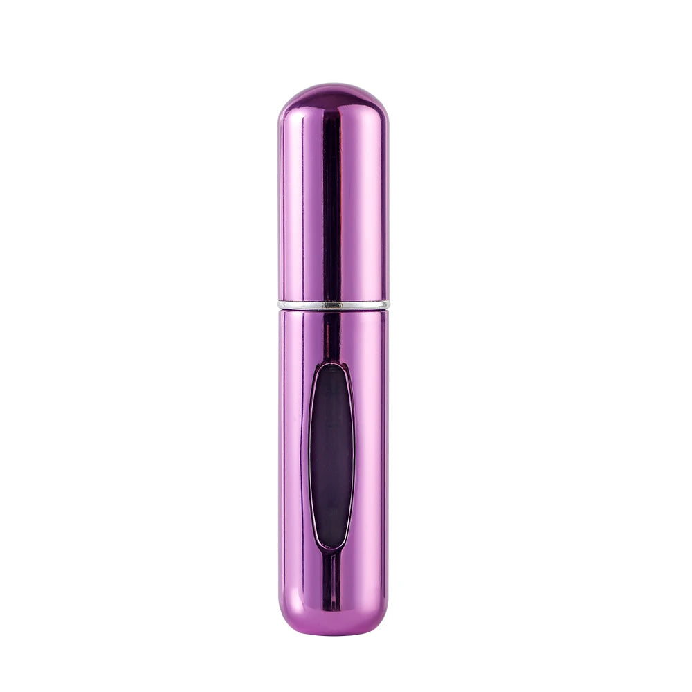 Portable Travel 5ml Bottom Charge Perfume Refillable Bottle Liquid Container For Cosmetics Spray Bottling Dispenser Press Head