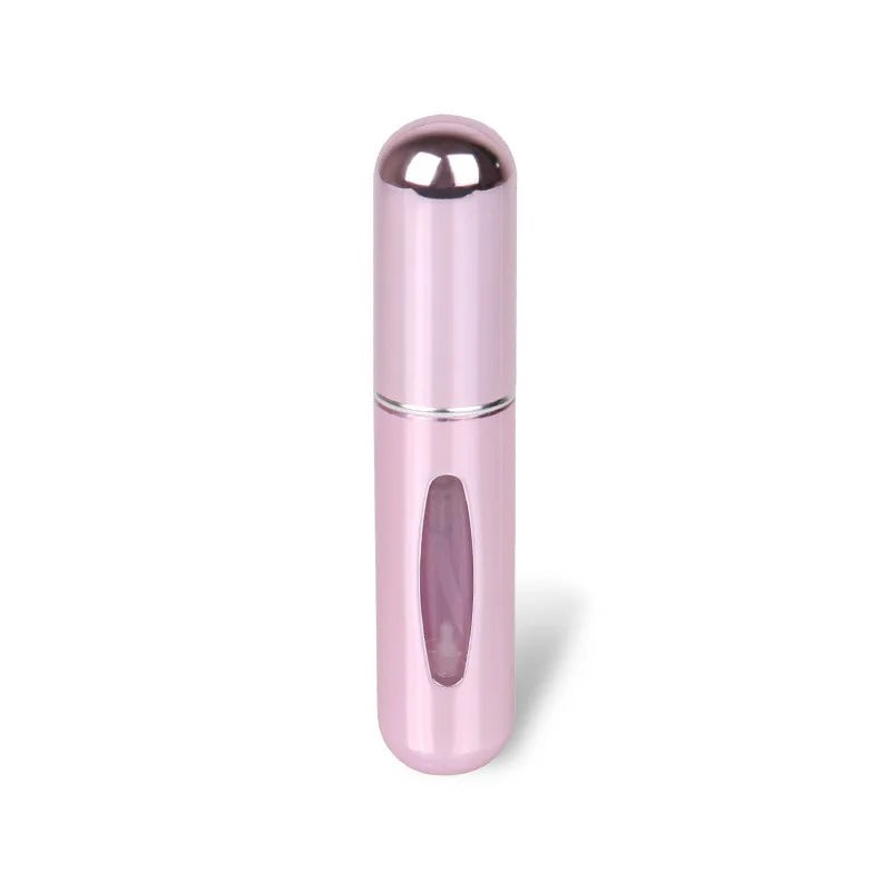 Portable Travel 5ml Bottom Charge Perfume Refillable Bottle Liquid Container For Cosmetics Spray Bottling Dispenser Press Head